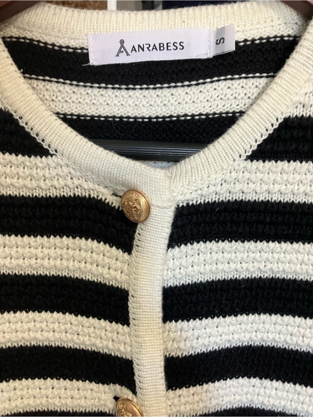 Anrabess Stripe Cardigan with Pockets - Picture 3 of 4